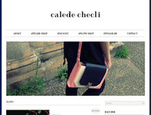 Tablet Screenshot of caledechecli.com